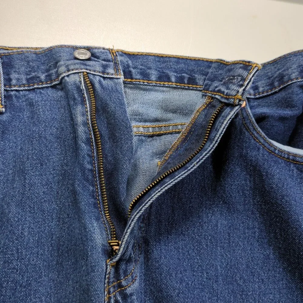 Levi’s 505™ Regular Fit Straight Leg Jeans Men’s 38x32 Blue Denim